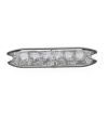 Flitser - 247 Lighting - Slimline 6-Led - 13cm - 18 Flitspatronen - Amber - R65 - 12V-24V