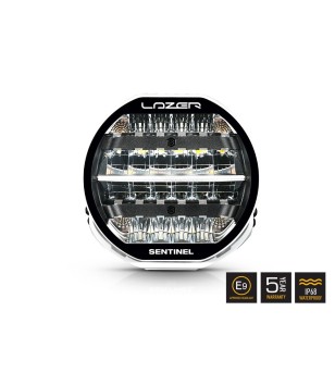Driving light - Lazer - Sentinel 9 - Highline - 9'' - white - Gen2 - Position light White/Amber - 2 Flash patterns - Driving