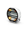 Extraljus - Lazer - Sentinel 9 - Highline - 9'' - vit - Gen2 - Positionsljus Vit/Bärnsten - 2 Blixtmönster - Driving -
