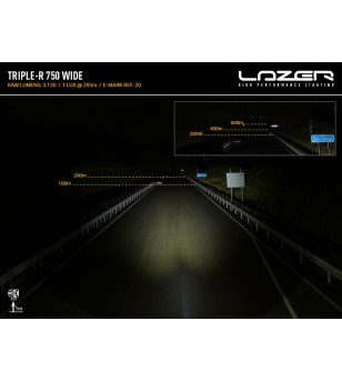 LED Light bar - Lazer - Triple-R 750 - 9.1" - 23cm - Wide