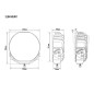 Driving light - Lazer - Sentinel 9 - Elite - 8.9" - 22.5cm - White - Gen2 - Driving