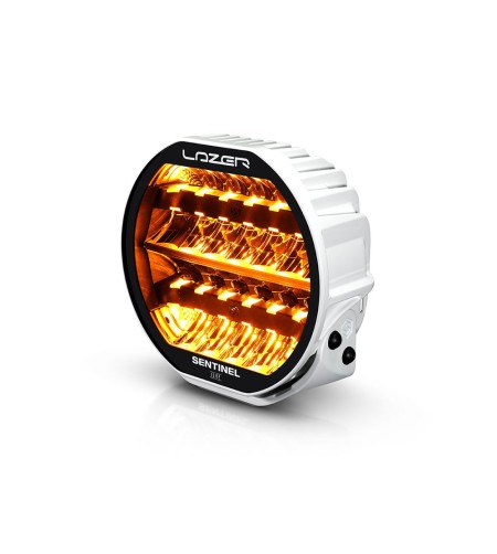 Fernscheinwerfer - Lazer - Sentinel 9 - Elite - 8.9" - 22.5cm - Weiß - Positionslicht Weiß/Amber - Driving -