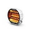 Extraljus - Lazer - Sentinel 9 - Elite - 9'' - vit - Positionsljus Vit/Bärnsten - Driving 