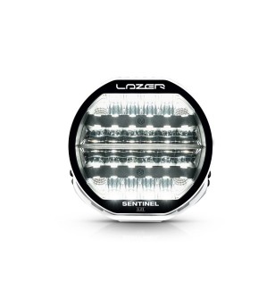 Extraljus - Lazer - Sentinel 9 - Elite - 9'' - vit - Positionsljus Vit/Bärnsten - Driving 