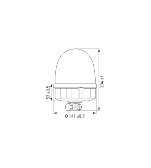 Beacon - Hella - Rotaflash - 12V-30V