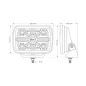 Verstraler - Hella - Blade - Staande montage - 8.7" - 22.2cm - Positielicht - Driving Verstraler - Hella - Blade - Staande montage - 8.7" - 22.2cm - Positielicht - Driving