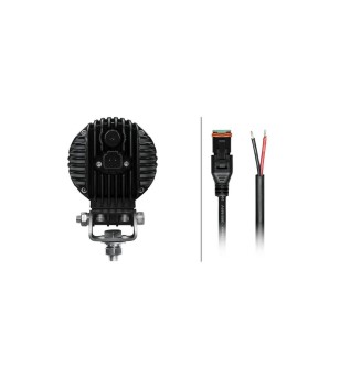Werklamp - Hella - R2100 2.0 - 3.6" - 9.1cm - Wit/Amber - Positielicht - Work / Scene