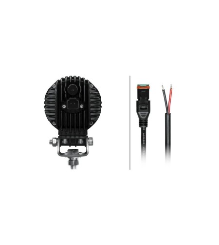 Work light - Hella - R2100 2.0 - 3.6" - 9.1cm - White/Amber - Position light - Work / Scene