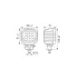 Work light - Hella - S3000 2.0 - 3.9" - 10cm - White/Amber - Position light - Work / Scene Work light - Hella - S3000 2.0 - 3.9" - 10cm - White/Amber - Position light - Work / Scene