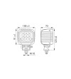 Work light - Hella - S3000 2.0 - White/Amber - Position light - Work / Scene