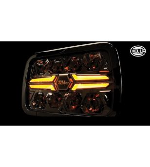 Driving light - Hella - Blade - Rectangular - 9'' - Position light - Driving