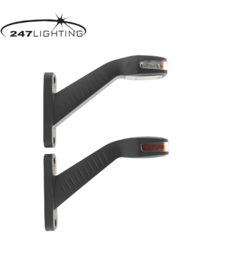 Side marker light - 247 Lighting - Stalk Stripe - Left - Clear - 12V-30V - 