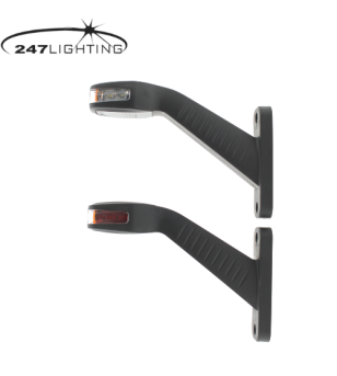 Begrenzungsleuchten - 247 Lighting - Stalk Stripe - Rechts - Klar - 12V-30V