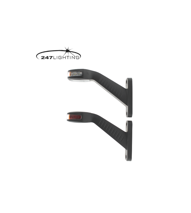 Breedtelamp - 247 Lighting - Stalk Stripe - Rechts - Helder - 12V-30V - Breedtelamp - 247 Lighting - Stalk Stripe - Rechts - Helder - 12V-30V -