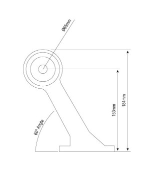 Begrenzungsleuchten - 247 Lighting - Stalk 60 - Rechts - 12V-30V