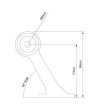 Begrenzungsleuchten - 247 Lighting - Stalk 60 - Rechts - 7.2" - 18.4cm - 12V-30V