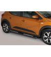  Seitenschutzbügel - Misutonida - Design - Oval - Schwarz matt - Dacia - Sandero - Stepway - 2021+