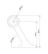 Side marker light - 247 Lighting - Stalk 60 - Left - 12V-30V