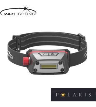 Arbeitsbeleuchtung - 247 Lighting - Polaris Head Torch - Stirnlampe - 2'' - Wiederaufladbar und dimmbar - Work / Scene