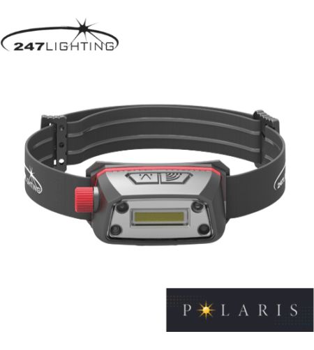 Work light - 247 Lighting - Polaris Head Torch - Head lamp - 2'' - Rechargeable and Dimmable - Work / Scene