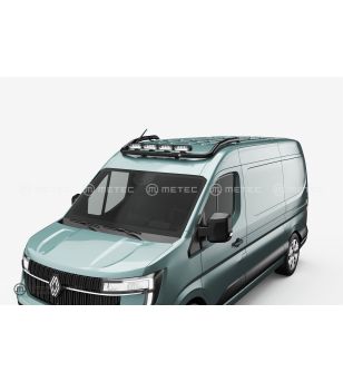  Roof bar - Metec - Top- 4 light mounts - Prewired - Black - Renault - Master - H2 - 2024+