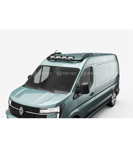  Dachbügel - Metec - Top- 4 lampenhalters - Vorverkabelt - Schwarz - Renault - Master - H2 - 2024+