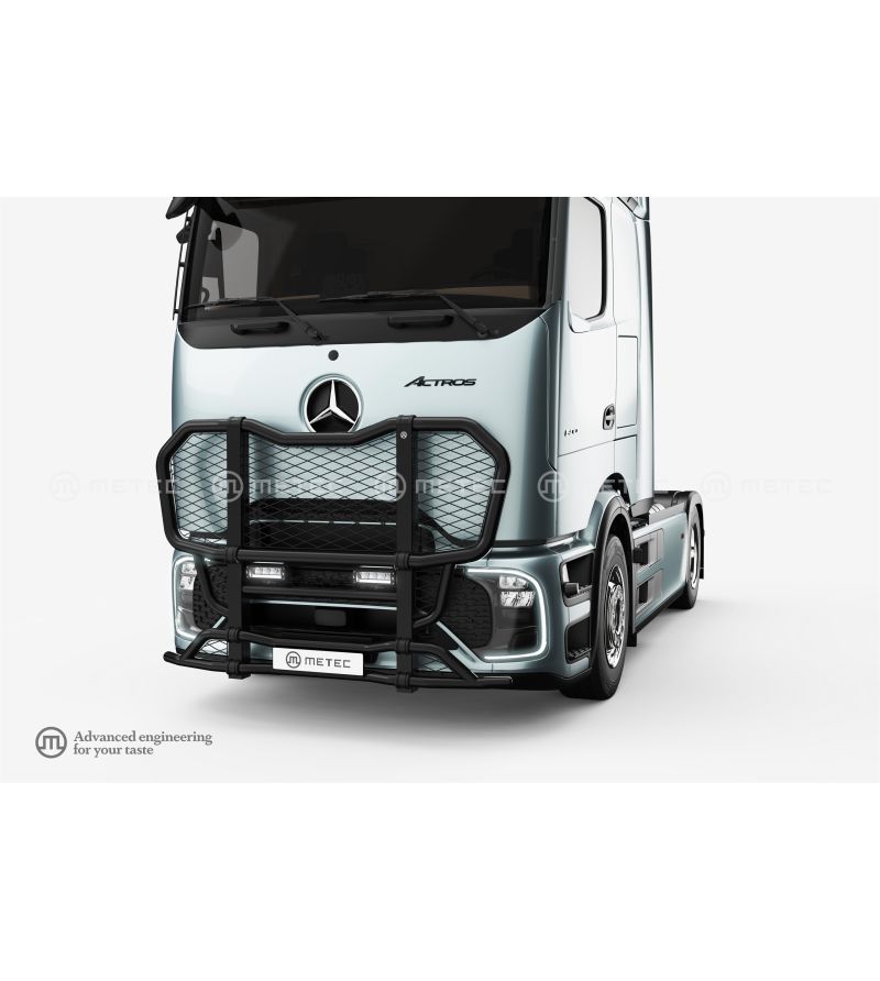Frontbåge - Metec - Outland - Svart - Mercedes - Actros - L - 2500mm Cab - 2025+ Frontbåge - Metec - Outland - Svart - Mercedes - Actros - L - 2500mm Cab - 2025+