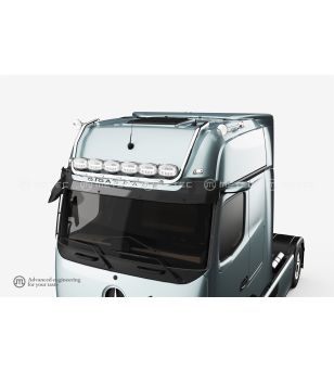 Roof bar - Metec - Max- 6 clamps - Prewired - LED - Mercedes - Actros - L - Giga - 2025+