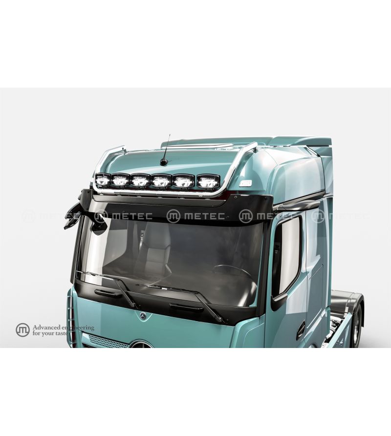 Roof bar - Metec - Max- 6 clamps - Prewired - Mercedes - Actros - L - Big - 2025+ Roof bar - Metec - Max- 6 clamps - Prewired - Mercedes - Actros - L - Big - 2025+