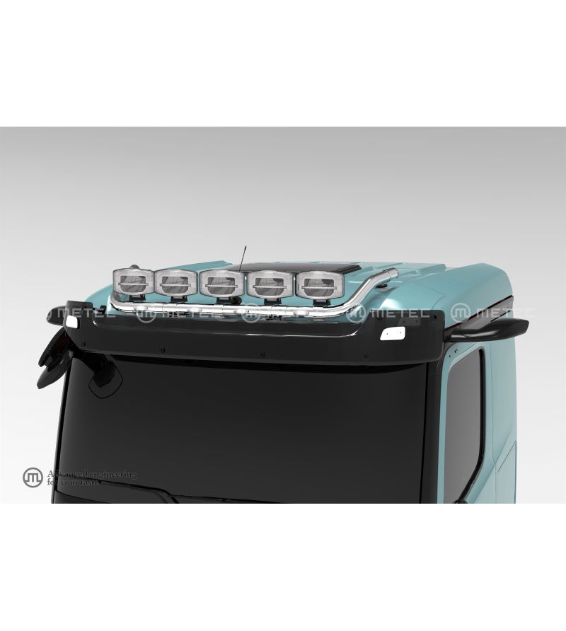 Roof bar - Metec - Top  - 5 clamps - Prewired - LED - Mercedes - Actros/Antos/Arocs - L - Classic - 2011+