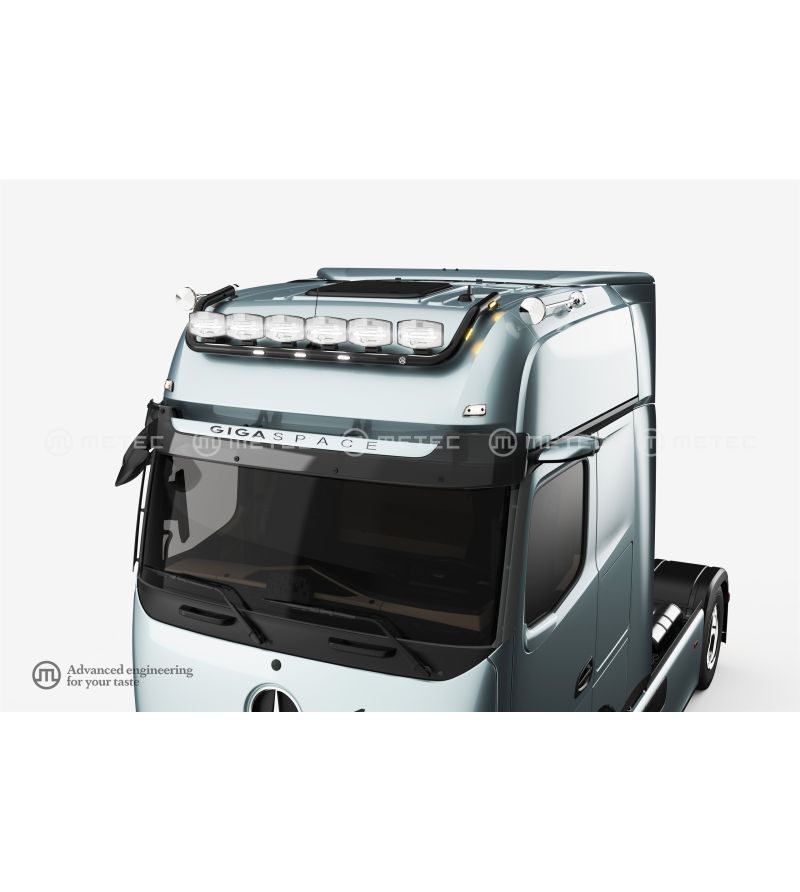 Dachbügel - Metec - Top - LED - Schwarz - Mercedes - Actros - L - Giga - 2025+ Dachbügel - Metec - Top - LED - Schwarz - Mercedes - Actros - L - Giga - 2025+
