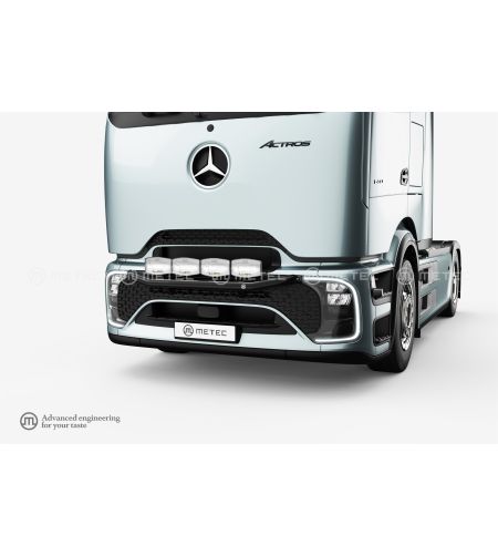 Light mounting bar - Metec - City Aero - Black - Mercedes - Actros - L - 2500mm Cab - 2025+