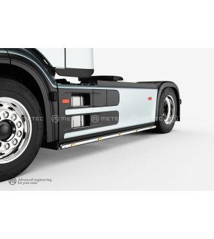 Seitenschutzbügel - Metec - S-liner - LED - Mercedes - Actros - L - WB 3850 - Diesel - 2025+