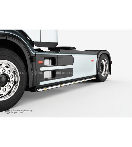 Seitenschutzbügel - Metec - S-liner - LED - Mercedes - Actros - L - WB 3850 - Diesel - 2025+