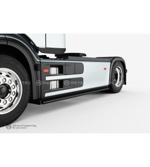 Seitenschutzbügel - Metec - S-liner - Schwarz - Mercedes - Actros - L - WB 3850 - Diesel - 2025+