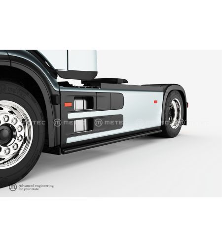 Seitenschutzbügel - Metec - S-liner - Schwarz - Mercedes - Actros - L - WB 3850 - Diesel - 2025+