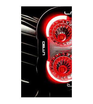 Werklamp - Lazer - Utility 50 - 4'' - Positielicht Rood - Work / Scene