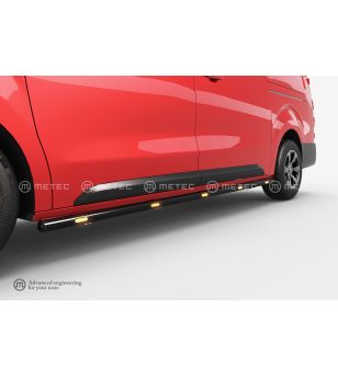 Sidebars - Metec - Brace-it - LED - Black - Citroën - Jumpy - L2 - 2016+