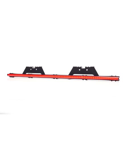 Begrenzungsleuchte - WAS - W280 Schwarz - Neon - 19.7" - 50cm - Click on montierung - mit Bügel - Smoke - Rot - 12V-24V 