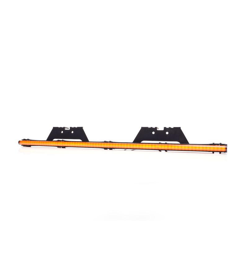 Marker Light - WAS - W280 Black - Neon - 19.7" - 50cm - Click on housing - incl hinges - Smoke - Amber - 12V-24V Marker Light - WAS - W280 Black - Neon - 19.7" - 50cm - Click on housing - incl hinges - Smoke - Amber - 12V-24V