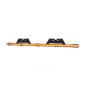 Marker Light - WAS - W280 Black - Neon - 19.7" - 50cm - Click on housing - incl hinges - Smoke - Amber - 12V-24V Marker Light - WAS - W280 Black - Neon - 19.7" - 50cm - Click on housing - incl hinges - Smoke - Amber - 12V-24V