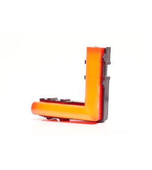 Begrenzungsleuchte - WAS - W280 - Neon - 5.6cm - Click on montierung - mit Bügel - Rot - 12V-24V 