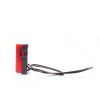 Markeringsljus - WAS - W280 - Neon - 5.6cm - Click on montering - inkl fäste - Röd - 12V-24V -