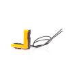 Begrenzungsleuchte - WAS - W280 - Neon - 5.6cm - Click on montierung - mit Bügel - Amber - 12V-24V 