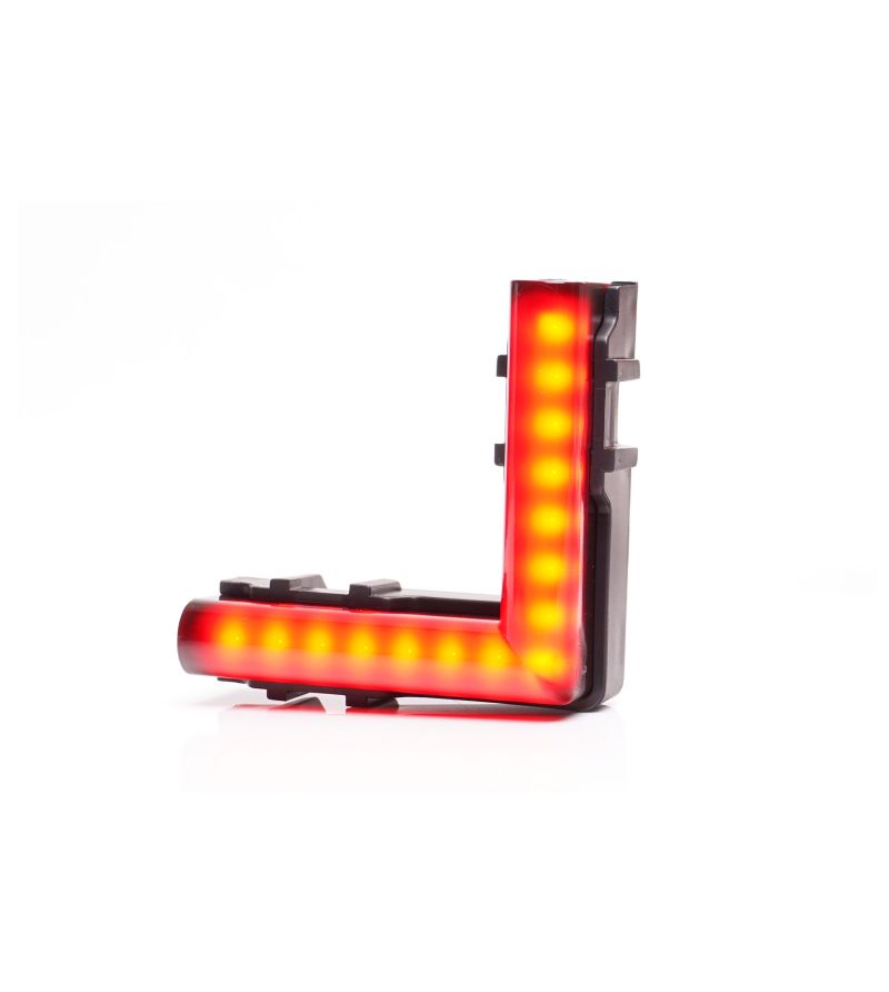 Marker Light - WAS - W280 Black - Neon - 2.5" - 6.4cm - Click on housing - Smoke - Red - 12V-24V Marker Light - WAS - W280 Black - Neon - 2.5" - 6.4cm - Click on housing - Smoke - Red - 12V-24V