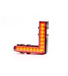 Marker Light - WAS - W280 Black - Neon - 5.6cm - Click on housing - incl hinges - smoke - Red - 12V-24V