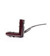 Marker Light - WAS - W280 Black - Neon - 5.6cm - Click on housing - incl hinges - smoke - Red - 12V-24V