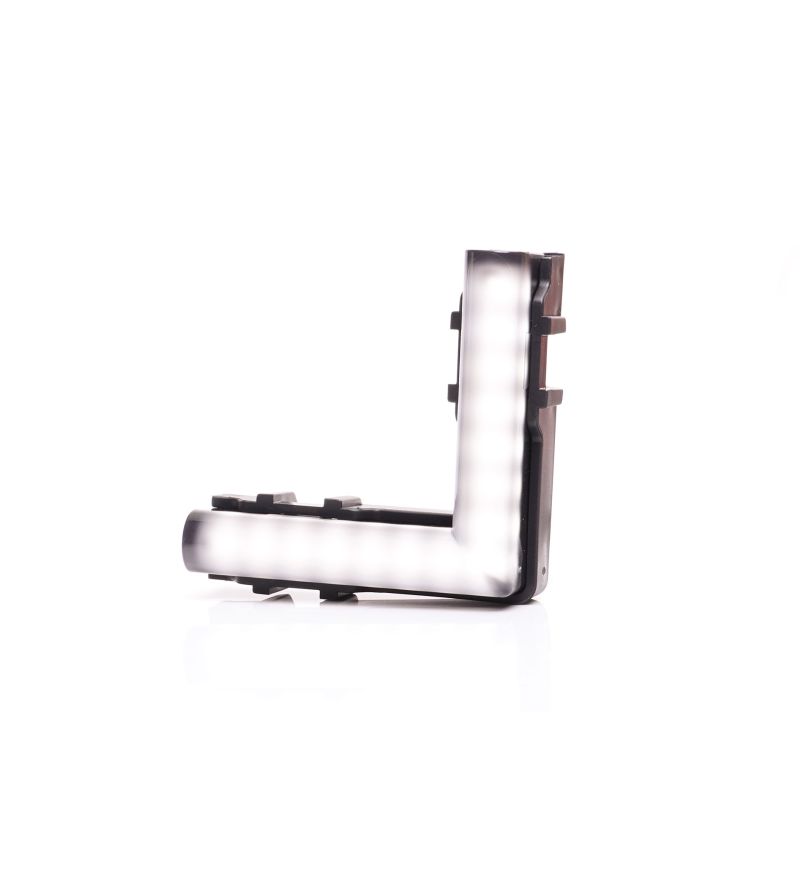 Marker Light - WAS - W280 Black - Neon - 5.6cm - Click on housing - incl hinges - smoke - White - 12V-24V Marker Light - WAS - W280 Black - Neon - 5.6cm - Click on housing - incl hinges - smoke - White - 12V-24V