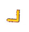 Marker Light - WAS - W280 Black - Neon - 5.6cm - Click on housing - incl hinges - smoke - Amber - 12V-24V