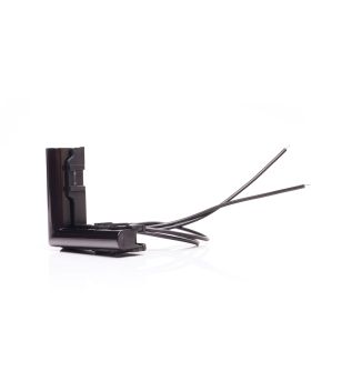 Begrenzungsleuchte - WAS - W280 Schwarz - Neon - 5.6cm - Click on montierung - mit Bügel - smoke - Amber - 12V-24V 